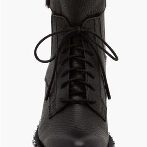 Dolce Vita Black Studded Combat Boots